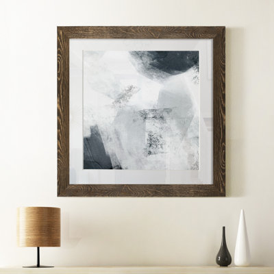 « Mire II », peinture sur papier encadrée