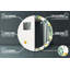 Huldar Glass Flat Wall Mirror