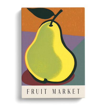 Pear Fruit Market Exhibition Vol.1 - Wrapped Canvas
