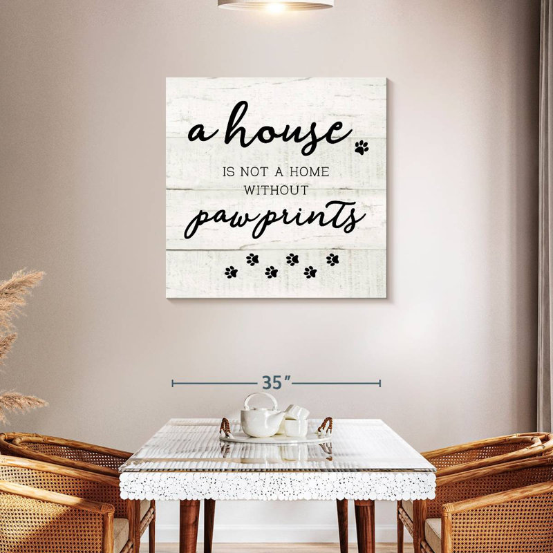 Tergel Home Pawprints, 36" H x 36" W