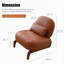 Chaise d'appoint avec pieds en bois massif-1584845504