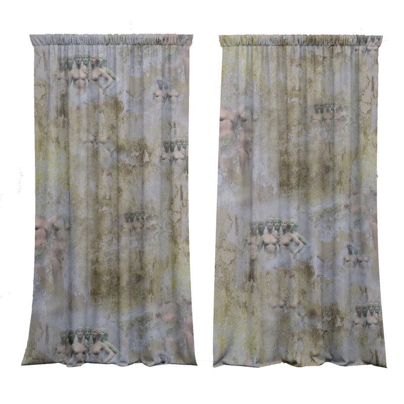Blackout Curtain Panel Pair, 148 W x 350 D cm