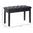 Piano Bench, Duet Piano Chair With Faux Leather Padded Cushion And Wooden Frame, Button Tufted Keyboard Bench, Black-1813295597