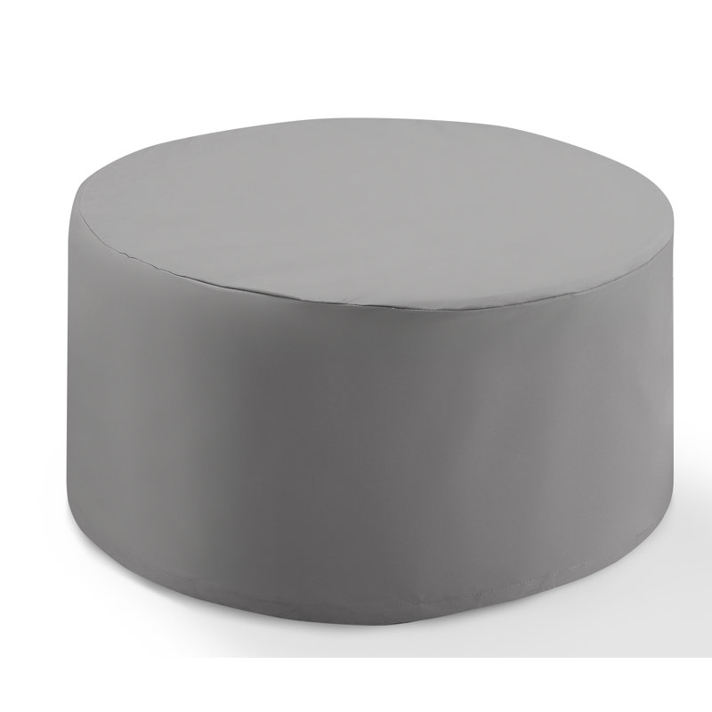 Housse pour table de patio ronde Sneed, Gris