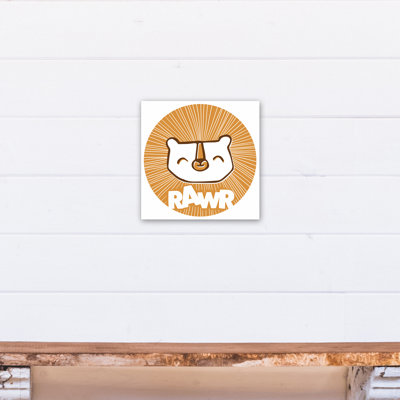 « baby lion rawr », art sur toile