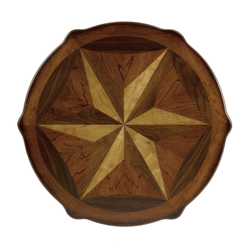 Bainbridge Round Side Table, Brown
