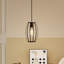 1 - Light Matte Black Chandelier Pendant