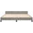 Maecie vidaXL Velvet Platform Bed Frame, No Box Spring Needed/No Mattress -1061604965-1061604970