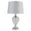 Edie 57Cm Crystal Chrome Silver Modern Table Lamp