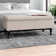 Higginbotham 40.94'' Wide Tufted Rectangle Storage Ottoman