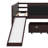 Loft Bed Wood Frame Featuring Two Built-in Storage Boxes, Perfect for Kids and Teens-362051165