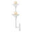 Everson Darla Medium Two-Light Exposed Bulb Floral Wall Sconce