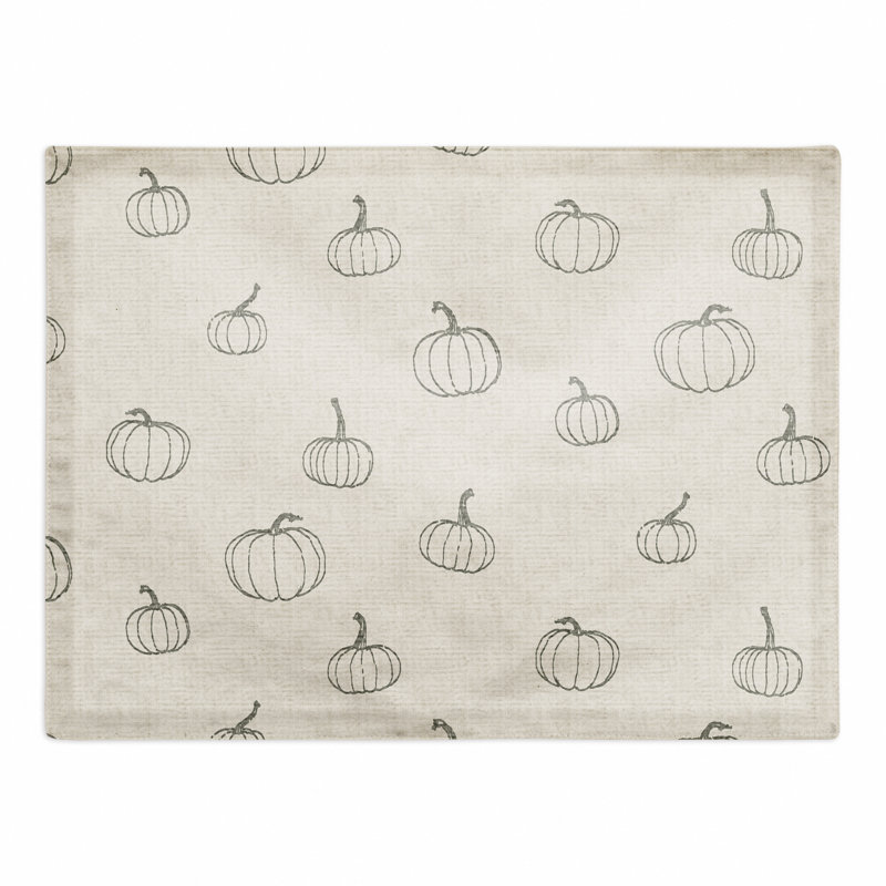 Mckaylia Cotton Rectangle Placemat, Gray