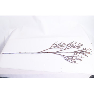 38" Natural Iced Twig Spray Christmas Decoration – Frosted Decorative Branch Spray for Christmas Trees, Wreaths, Garlands & Holiday Décor