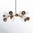 Mirielle 16 - Light Steel Dimmable Modern Linear Chandelier