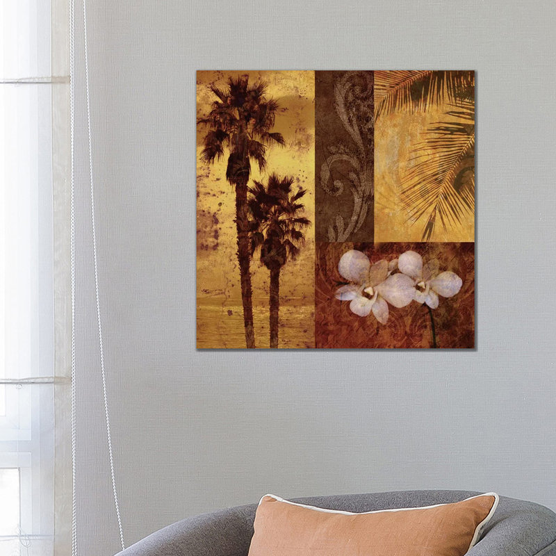 Sunset Beach I by Keith Mallett - Wrapped Canvas Gallery-Wrapped Canvas Giclée, 66.04 cm H x 66.04 cm W x 1.91 cm D