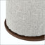 Table d'appoint 2 en 1 avec tabouret de rangement amovible