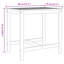 Anzley 2 - Person Solid Wood Patio Dining Set Rectangular Table