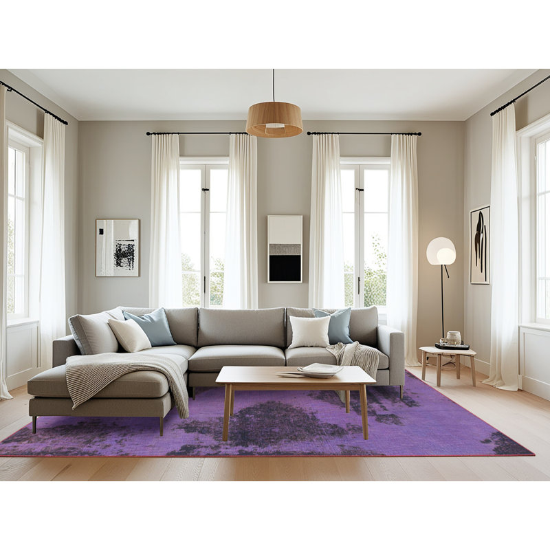 Tapis abstrait moderne 1366, Rectangle 8 pi x 12 pi
