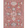 Bungalow Rose Aylena Crimson Medallion Floral Red Area Rug