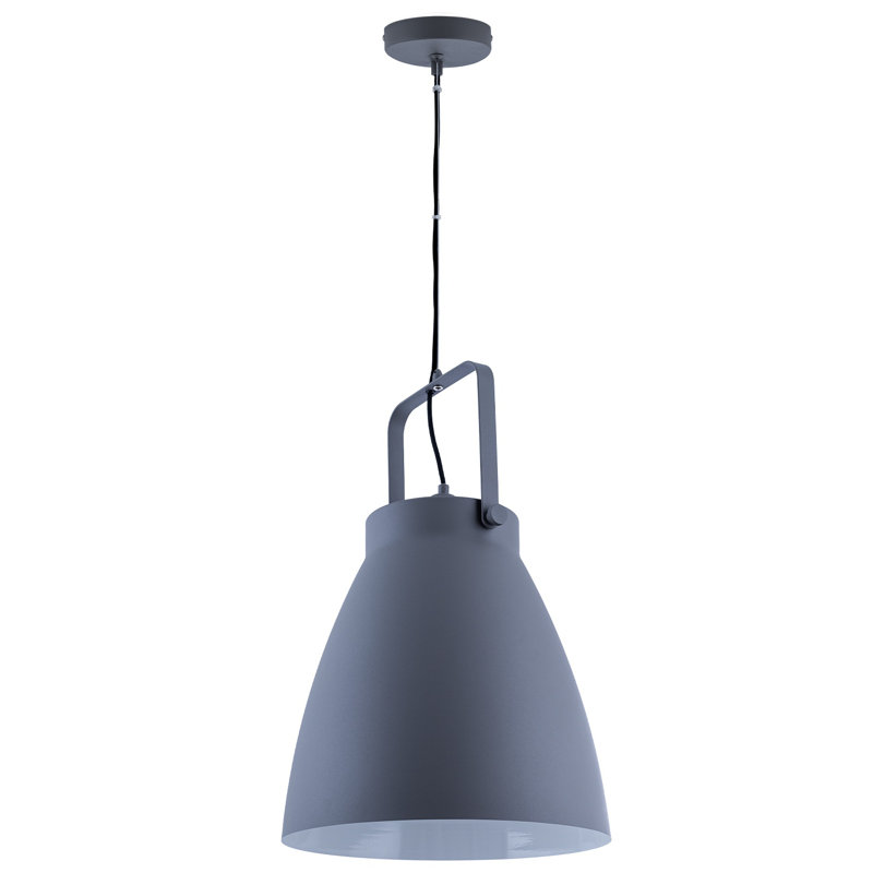 Iliana 1 - Light Single Pendant, Grey/White
