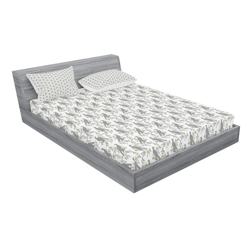 Microfiber Sheet Set, Full Sheet Set + Fitted Sheet + 2 Pillowcases