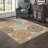 Baringer Beige/ Teal/ Orange Indoor/Outdoor Rug-1678510260