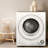 Simzlife 1.5 Cubic Feet High Efficiency Electric Stackable Dryer with Steam Dry