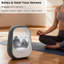 Haut-parleur Bluetooth à gouttelettes d'eau blanches, humidificateur d'aromathérapie, décor zen et naturel, favorise la concentration, soulagement du stress, méditation et guérison, décoration de bureau, idéal pour le yoga, le spa, la chambre à coucher et le bureau, gris