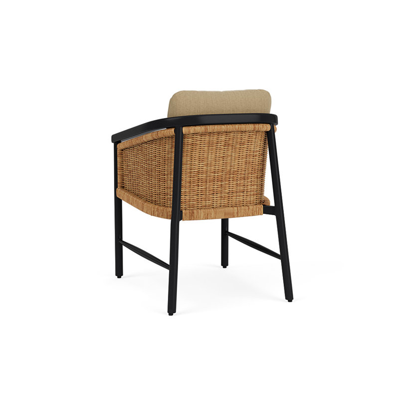Galloway Outdoor Dining Armchair, Loveboat Saffron