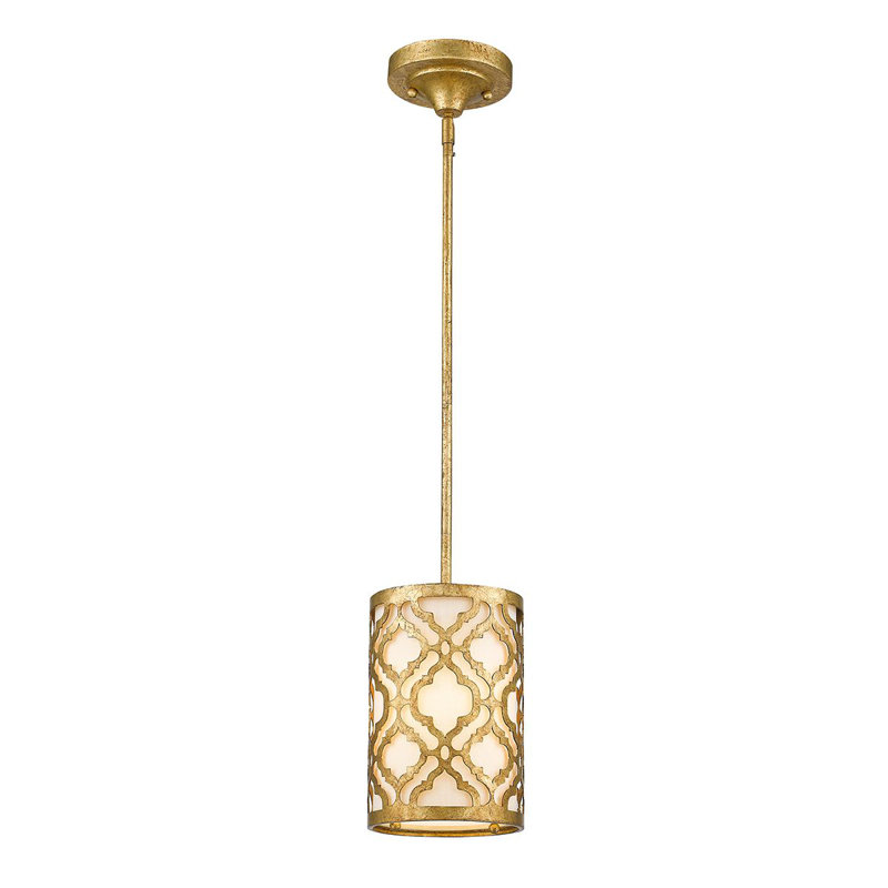 Luminaire suspendu cylindrique 1 lumière Aubreeana