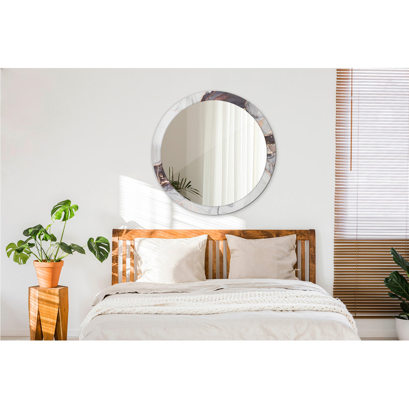 Huldar Glass Flat Wall Mirror