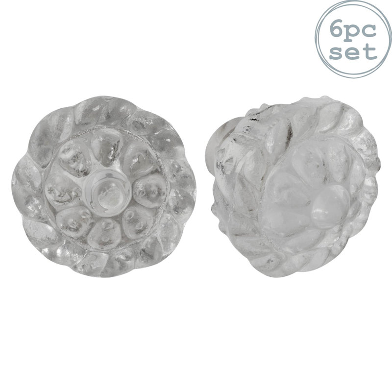 Nicola Spring - Glass Cabinet Knobs - Flower