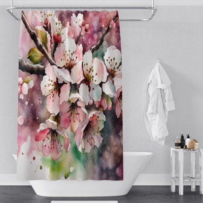 Rideau de douche Floral