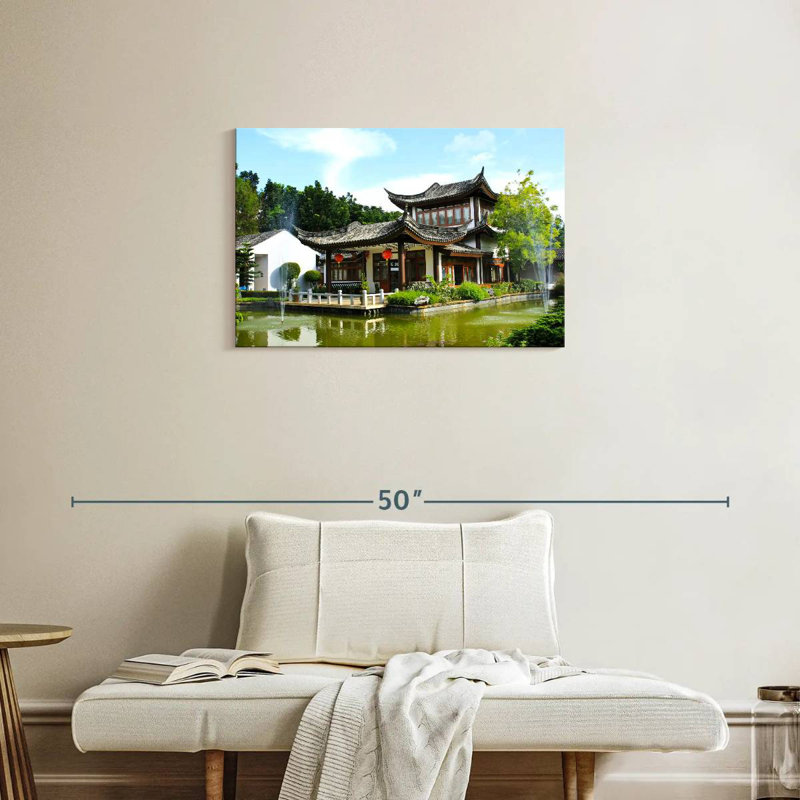 Adella Mae Fah Luang Buddhist Temple, 20" H x 30" W
