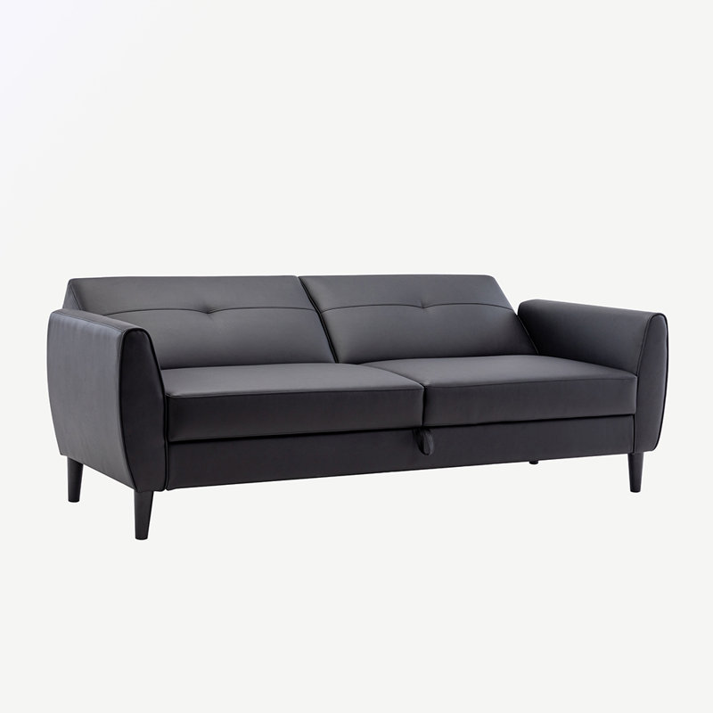 Kmarie 81.51'' Faux Leather Sofa