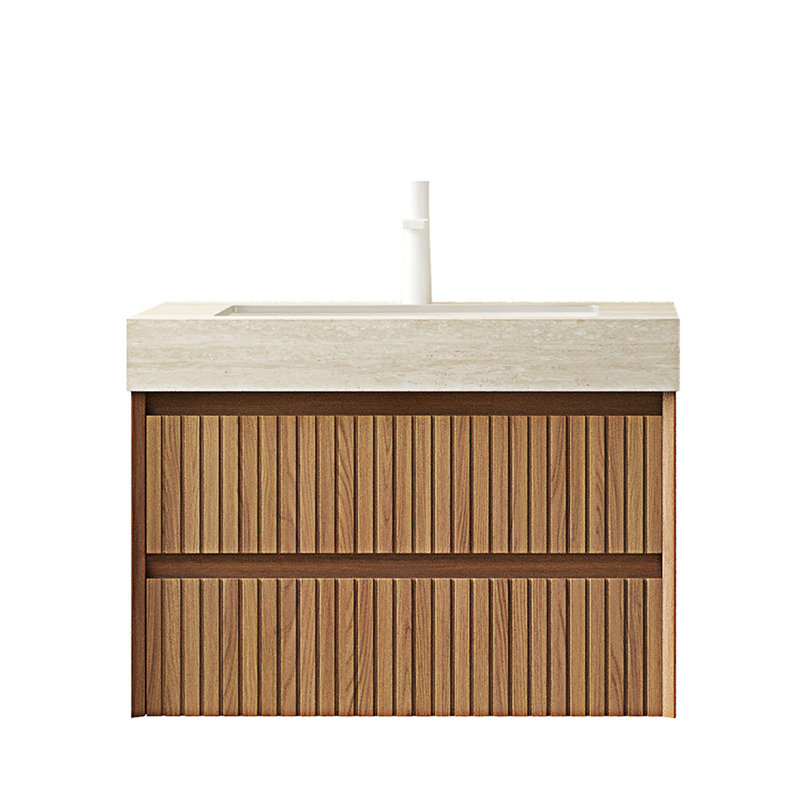 Meuble-lavabo de salle de bain avec lavabo