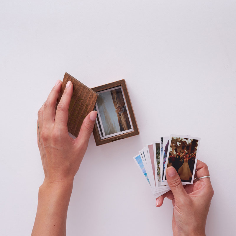 Brown Wood Matte Shadow Box Picture Frame, Yes