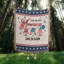 Couverture personnalisée avec nom God Bless America-128673404