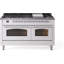 ILVE Nostalgie II 60 Dual Fuel Range, 9 Burners, Griddle-233757067-233756738