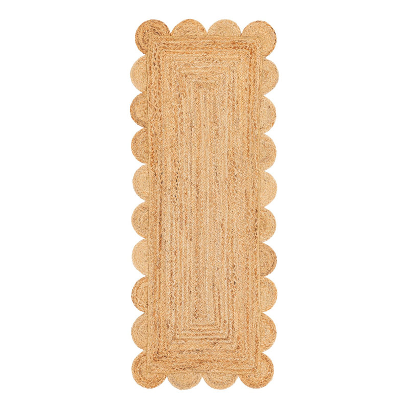 Cosner Hand Braided Area Rug, Runner 2' x 5'1"