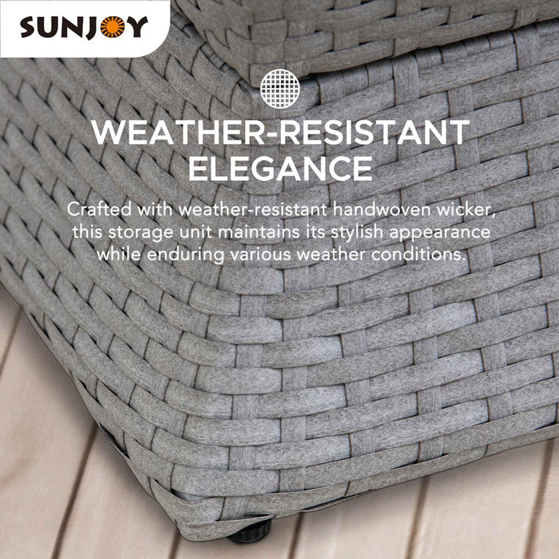 Table d'appoint Sunjoy Pickford, Gris