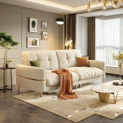 Simple flannelette sofa