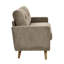 Large style contemporain de 67,7 po, revêtement, chameau, matériau de conversation Mid-Century moderne, couleur chameau, tache de thé