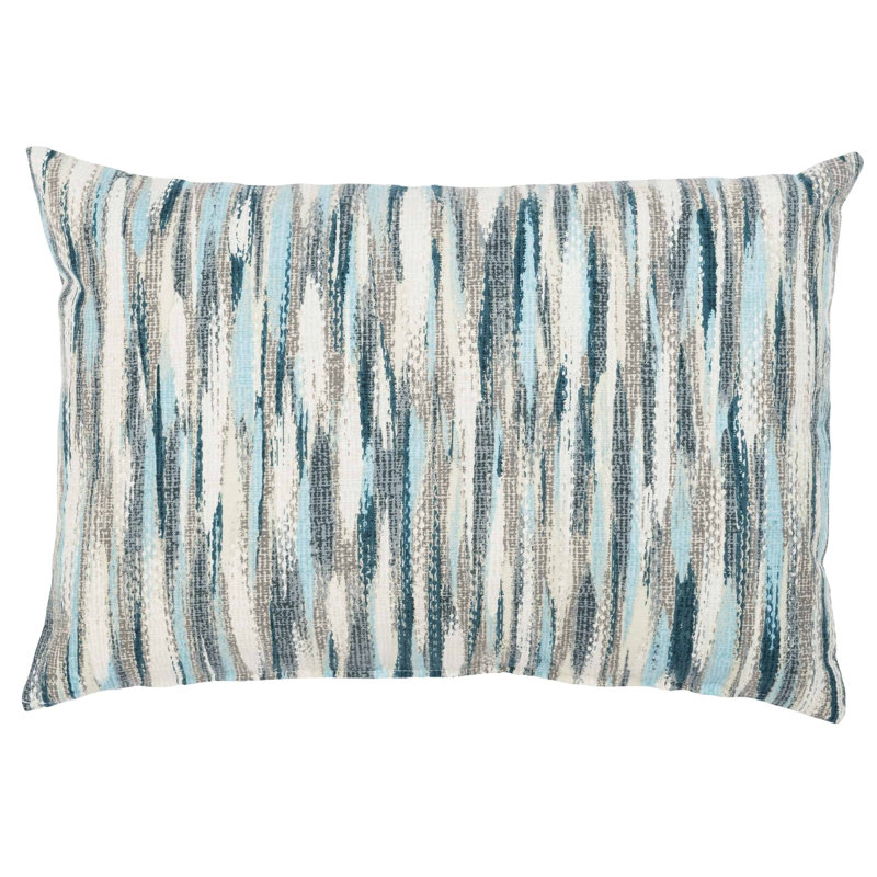Striped Blue Cushion, Cover only, 43x30cm
