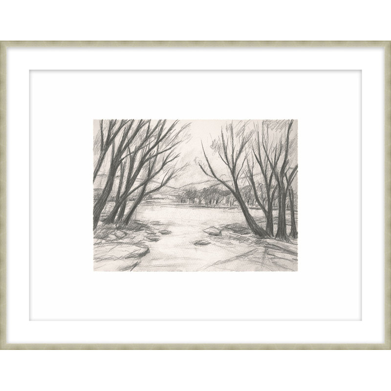 Rolling Landscape 3, reproduction d'art encadrée, H 39,5 po x l 49,5 po
