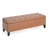 Upholstered Button Tufted Round Ottoman