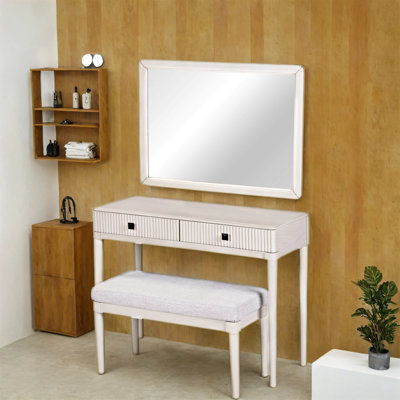 Bureau de coiffeuse moderne avec miroir
