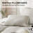 Waffle Weave Duvet Cover Set Cotton and Linen Blend Textured-112602235-110476436