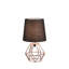 Lampe de table en cuivre 11,25 po «Wesley Geometric», cuivre